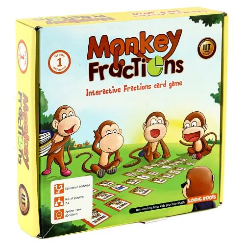 Monkey Fractions - Fractions Card Game