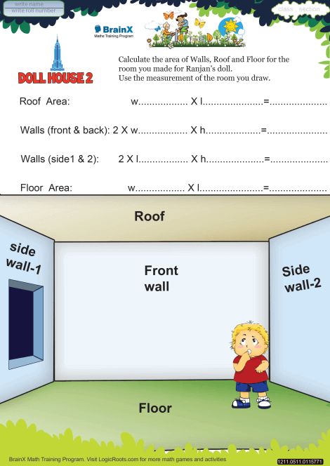 Doll House 2 Math Worksheet For Grade 5 Free Printable Worksheets