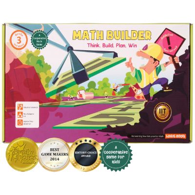 Grade 1 and Up Learning Gift for Kids Girls & Boys Multiplication Table 2-9 Practice Homeschoolers STEM Toys for 5-9 Year Olds Logic Roots Multiplication Puzzles Pack of 2 Math Games