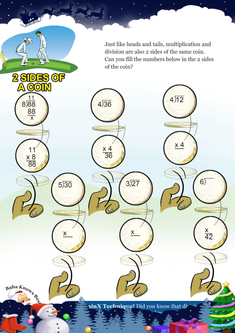 2 Sides Of A Coin worksheet