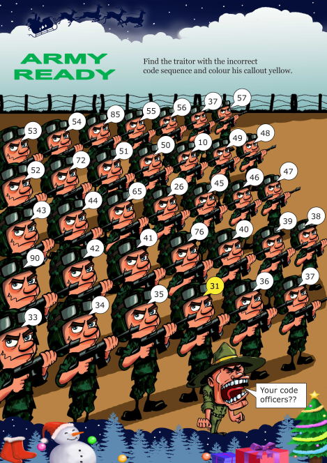 Army Ready worksheet