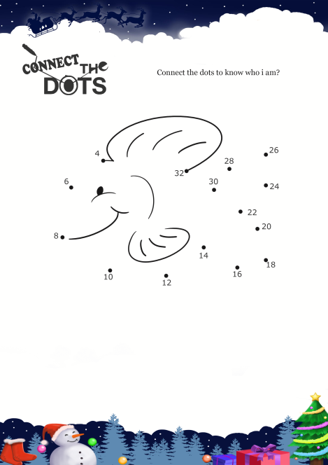 Connect The Dots Fish worksheet