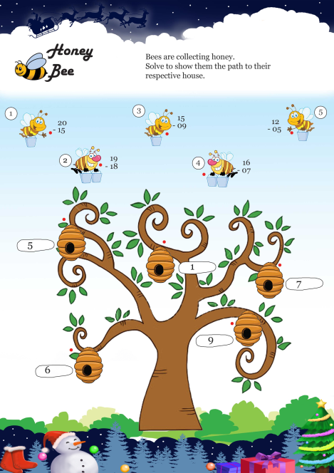 Honey Bee worksheet