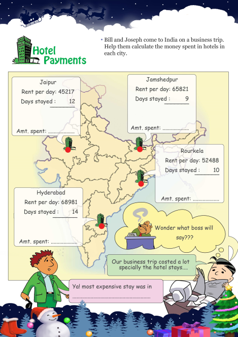 Hotel Payments worksheet