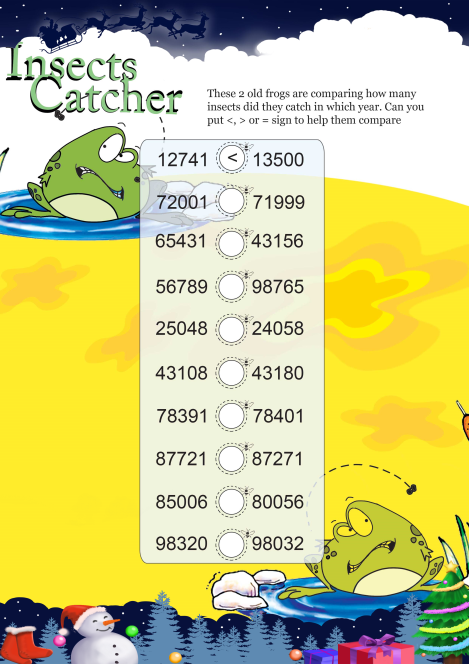 Insects Catcher worksheet