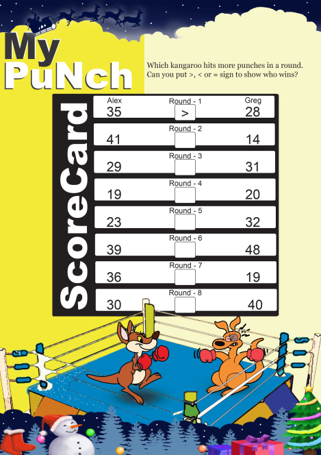 My punch worksheet