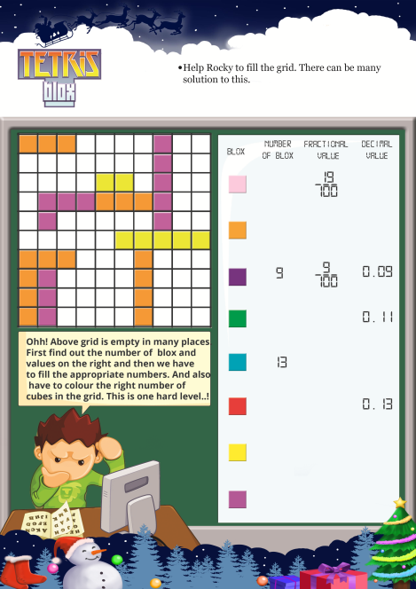 Tetris Blox worksheet