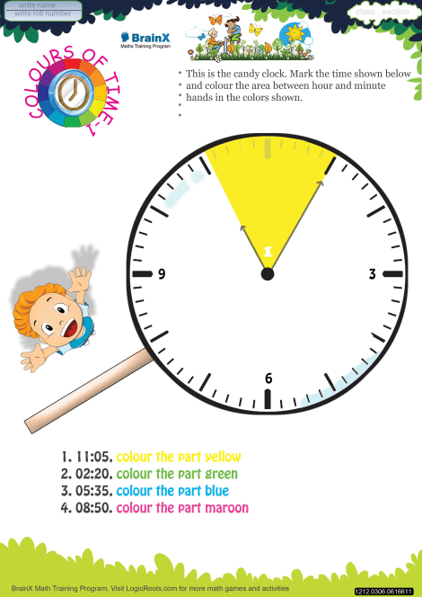 Colours Of Time 1 worksheet