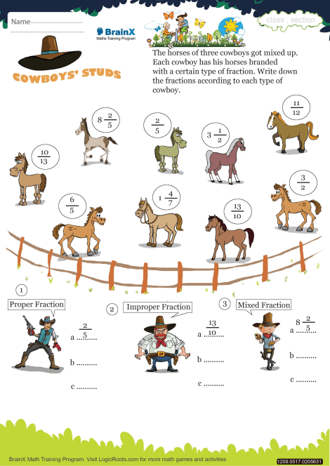 Cowboys Stud worksheet