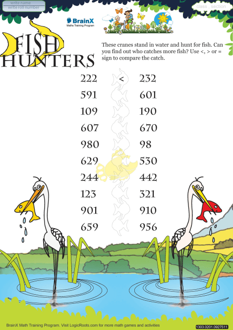 Fish Hunters worksheet