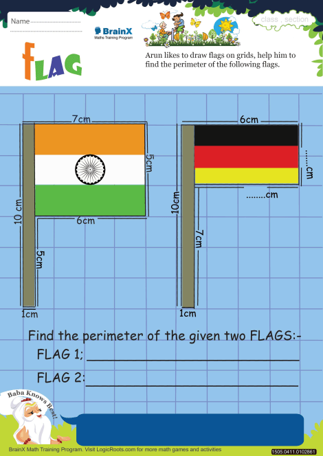 Flag Math Worksheet for Grade 4 | Free & Printable Worksheets