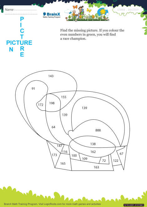 Picture In Picture Tortoise worksheet