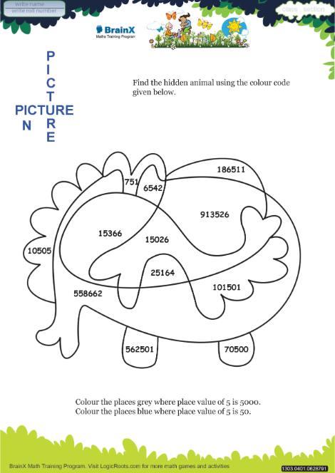 Picture In Picture Whale worksheet