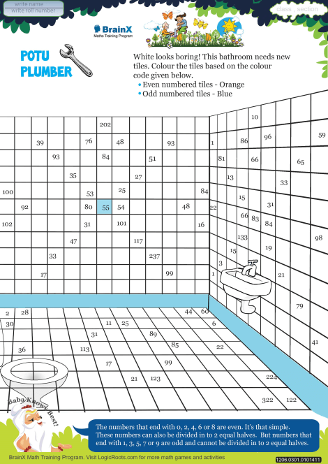Potu Plumber worksheet