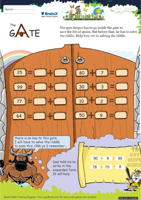 The Gate worksheet