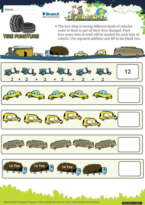 Tire Puncture worksheet