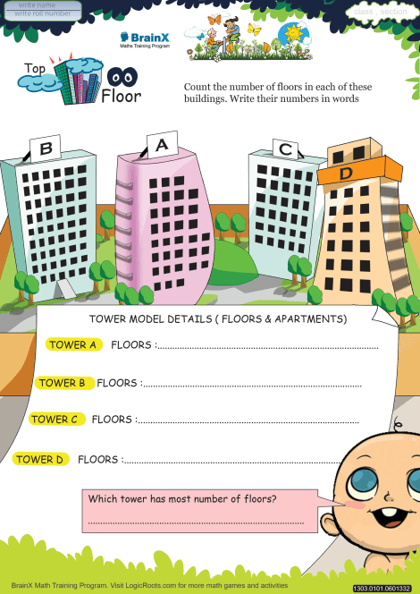 top floor math worksheet for grade 1 free printable worksheets