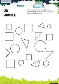 2 D Jumble worksheet