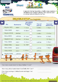 Bus Terminal worksheet