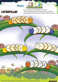 Caterpillar worksheet