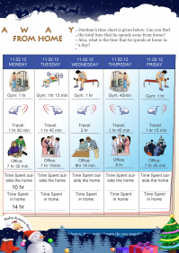 Away From Home worksheet