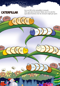 Caterpillar worksheet