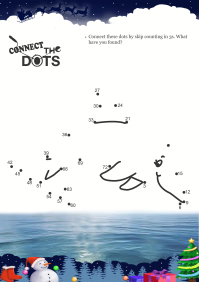 Connect The Dots Dolphin 1 worksheet