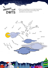 Connect The Dots Flying Dyna worksheet