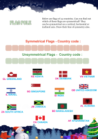 Flag Pole worksheet