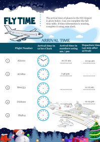 Fly Time worksheet