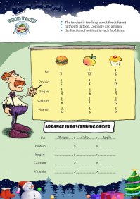Food Facts worksheet