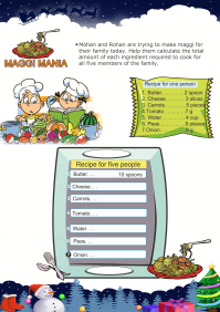 Maggi Mania worksheet