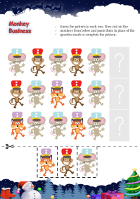 Monkey Business worksheet