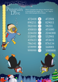 Penguin Dive worksheet