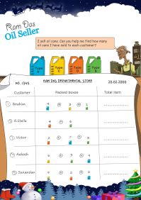 Ram Das Oil Seller worksheet