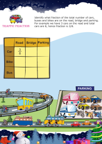 Traffic Fraction worksheet