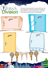 Unlock Division worksheet