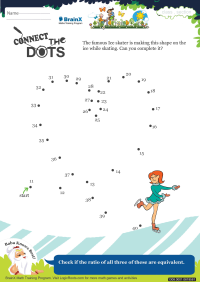 Connect The Dots Heart worksheet