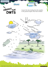 Connect The Dots Monster worksheet