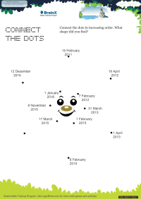 Connect The Dots Star worksheet