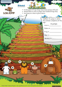 Log Jump worksheet