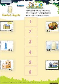 Finger Measure Math Worksheet For Grade 1 Free Printable Worksheets