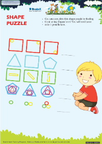 Shape Puzzle worksheet