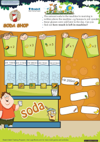 Soda Shop worksheet