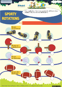 Sporty Rotations worksheet
